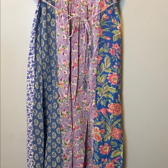 April Cornell Floral Patchwork Dress Women’s XS Cotton Sweet Romance Joni Midi - Picture 10 of 14